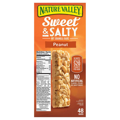 48 Count 1.2 oz) Nature Valley Granola Bars Value Box (Peanut