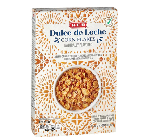 HEB Cereal - 1 box (Dulce De Leche Corn Flakes 13oz)