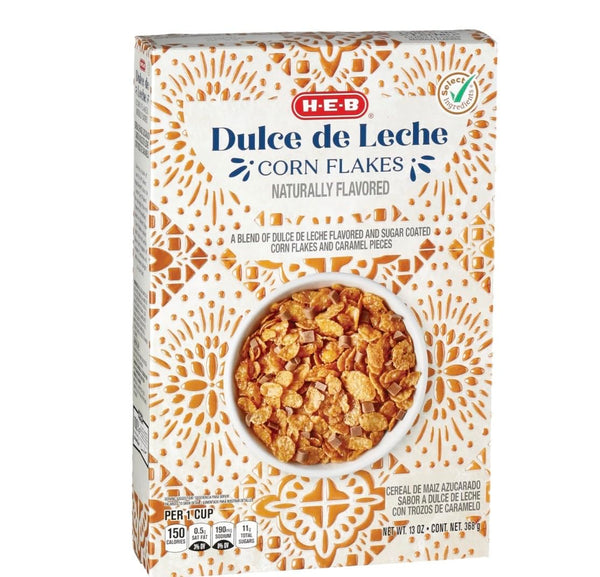 HEB Cereal - 1 box (Dulce De Leche Corn Flakes 13oz)