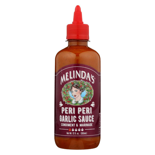 Melinda's Peri Peri Garlic Hot Sauce, Vegan, 12 Ounces (Pack Of 6)