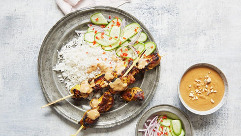 3 10 (6 Pack, Spice Tailor Simple Steps Restaurant Quality Meals in Minutes Kits Ready in Minutes Thai Peanut Satay)