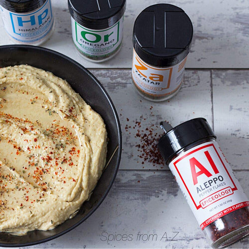 14 oz Spiceology - Aleppo Pepper Flakes - Dried Ground Aleppo Pepper - Chiles - Bulk Spices and Seasonings