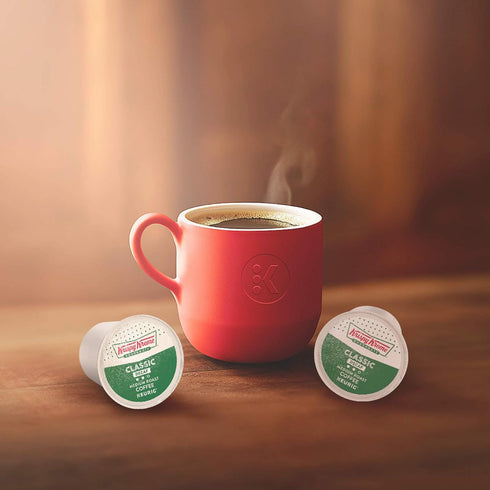 72 Count Krispy Kreme Classic Decaf, Single-Serve Keurig K-Cup Pods, Medium Roast Coffee Pods
