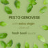 6.35 oz Imported Italian Fresh Basil Pesto Sauce - Extra Creamy - Extra Virgin Olive Oil, Cheese & Nuts - Delicious