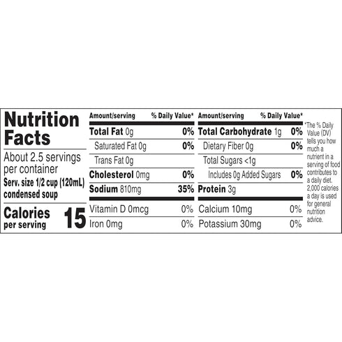 10.5 (Pack 5) Campbell's Condensed Beef Broth, Ounce Can