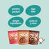 (3 pack (15 Multipack) Protein-Packed (10-11g), ChiChi Protein Hot Cereal | Apple Cinnamon, Maple Brown Sugar, Peanut