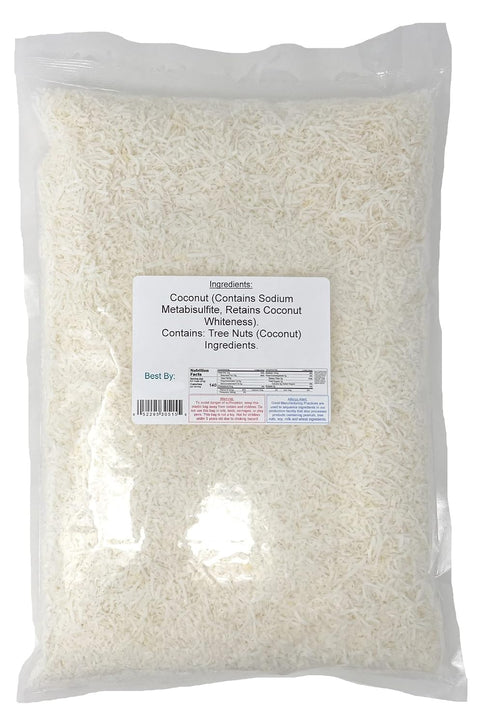 2 Yankee Traders Fancy Long Shredded Coconut, Unsweetened, Pound