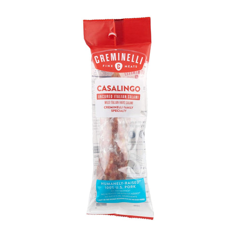 (3 count, 5.5oz), 44g Package, 0g Creminelli Casalingo Salami, Humanely Raised Pork*, No Added Nitrates or Nitrites, No