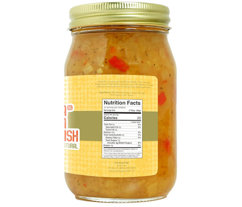16 Green Jay Gourmet Relish - Vidalia Onion Relish & Spread - USA Made - For Burgers, Hot Dogs, Sandwiches & More