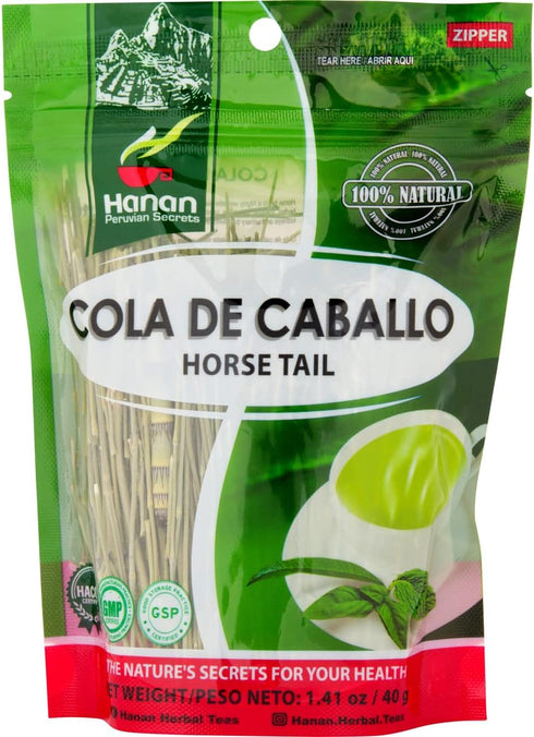 Hanan Horsetail Loose Herb Tea (Cola de Caballo) 1.4 oz (40 g) - Natural Dried Horse Tail Supplement