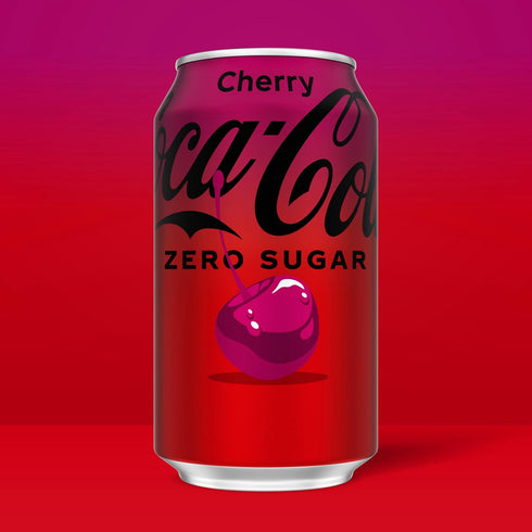 12 Oz (pack 12) Coca-Cola Cherry Zero Soda, Fl