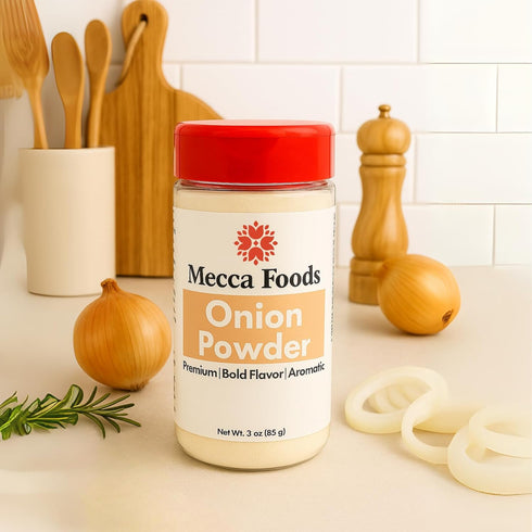 3oz 100% Onion Powder - Pure Ground Dehydrated Onion, No Fillers, Non-GMO All-Purpose Cooking Spice for BBQ, Meat