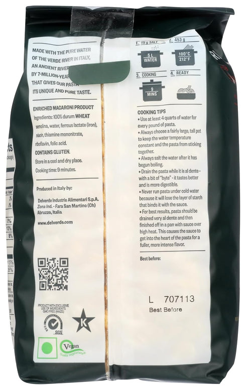 Delverde 16 OZ Pasta;Fusilli