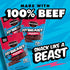 (10 Pack) 1.25 oz 13g 100% Jack Link's x MrBeast Original Beef Jerky - Bags - Ready to Eat Protein Snacks - Protein per