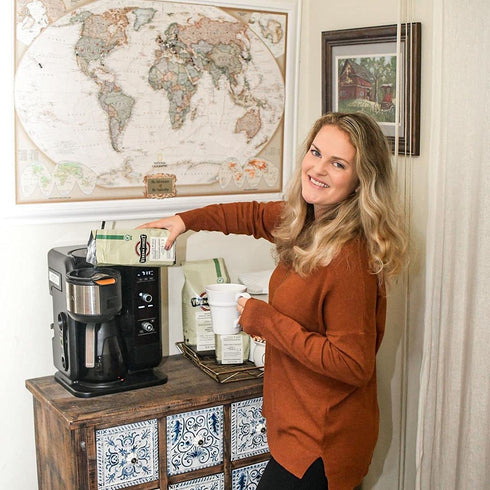 12 Verena Street Ounce Flavored Ground Coffee, Mississippi Grogg, Medium Roast, Rainforest Alliance Certified Arabica