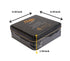 1.65lb/750g Mughe Gourmet Luxury Baklava Pastry Metal Gift Box - - Rich Pistachios, Walnuts, Cashews Double Layered