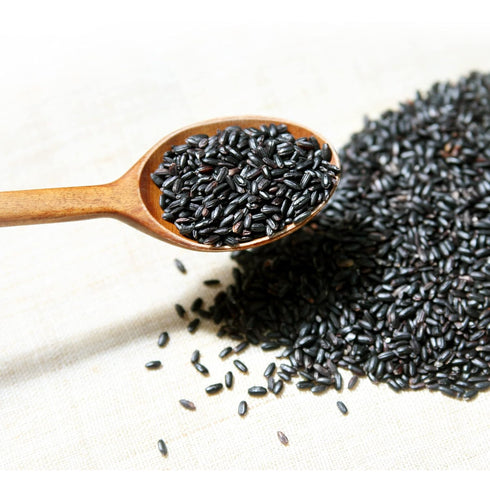 (4LB) Packed ROM AMERICA Black Rice Forbidden Rice for Asian Cooking | Korean Purple Rice Whole Grain Medium Grain