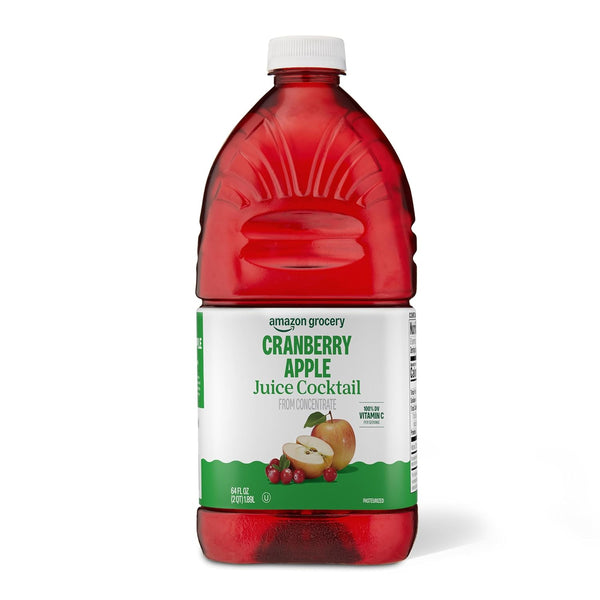 Amazon Grocery, Cranberry Apple Juice Cocktail, 64 Fl Oz