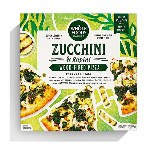 WHOLE FOODS MARKET Zucchini Rapini Pizza, 13.8 OZ