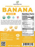 2oz (56g) Health Ranger Select Freeze-Dried Organic Banana