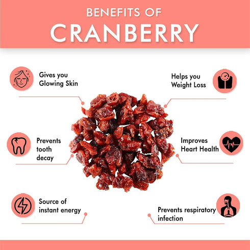 5oz (Pack 4) Mariani Dried Cranberries - Gluten Free, Vegan, No Preservatives - Healthy Snacks for Kids & Adults, Bag