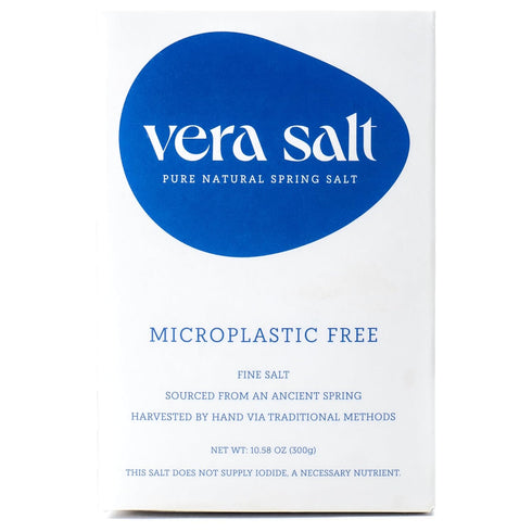 Vera Salt Fine Spring Salt 300g Pack HandHarvested White Crystals from Spain