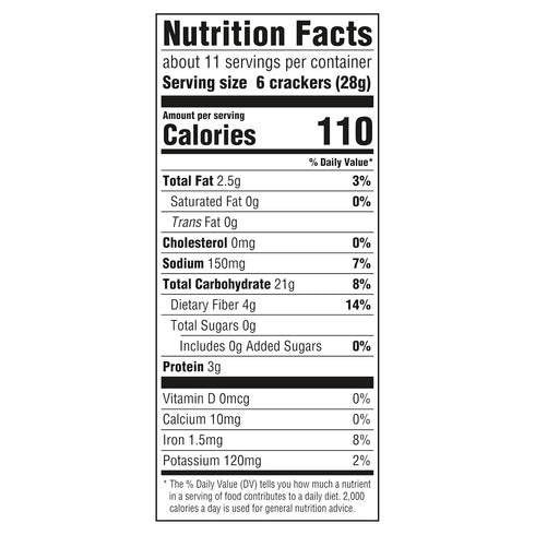 11.5 oz Triscuit Reduced Fat Whole Grain Wheat Crackers, Vegan Crackers, Vegan Snacks, Lunch Snacks, Family Size