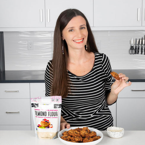(16 oz 1 lb) (Pack 2) Wholesome Yum Premium Fine Blanched Almond Flour For Baking & More / - Low Carb, Gluten Free, Non