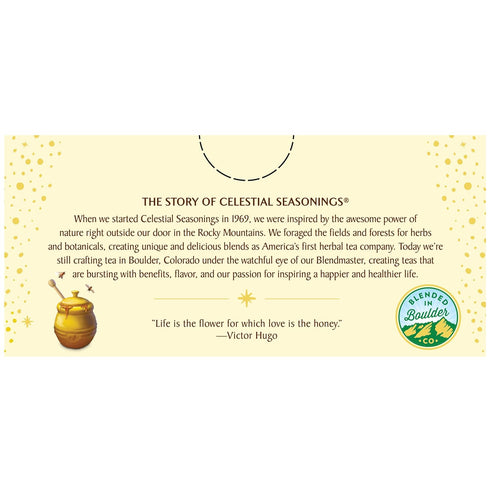20 (Pack 6) Celestial Seasonings Sleepytime Herbal Tea, Honey, Caffeine Free Sleep Tea, Tea Bags Per Box