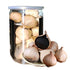 Generic Pickled Black Garlic Whole Cloves Odorless Ajo Entero Negro Natural in a