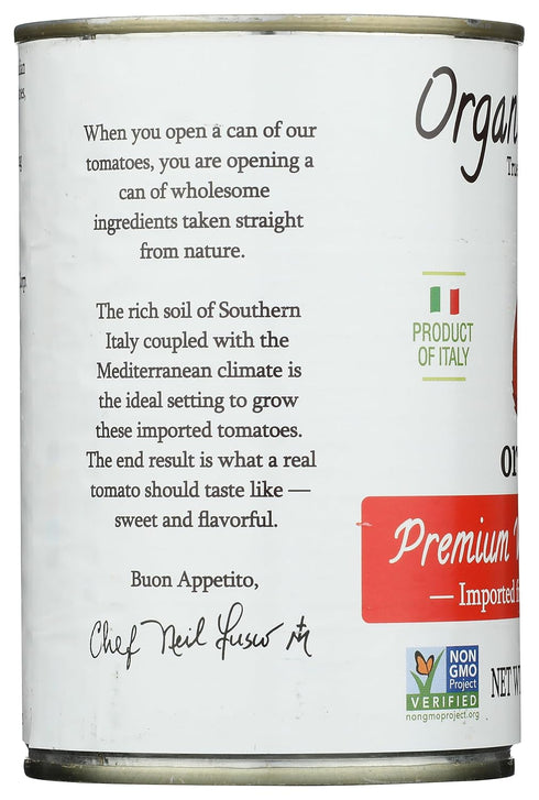 14.28 Organico Bello, Tomatoes Whole, Ounce