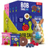 Bob Snail Fruit Roll Ups 50 Natural Fruit Snacks (Blueberry & Raspberry),