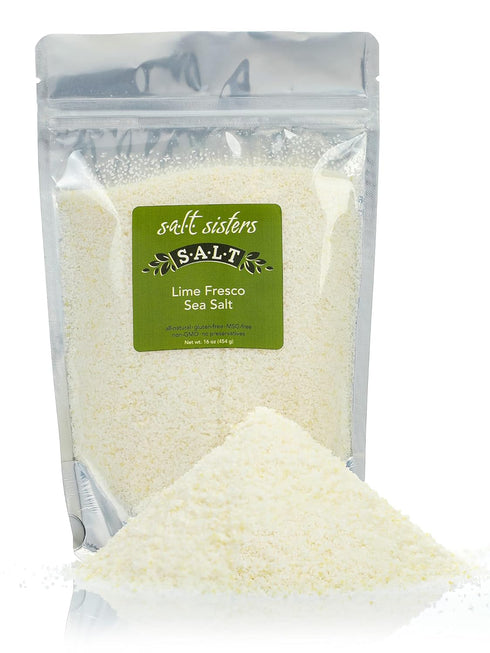 s.a.l.t. sisters Lime Fresco Salt | All-Natural, Gluten Free, MSG Free, Non-GMO
