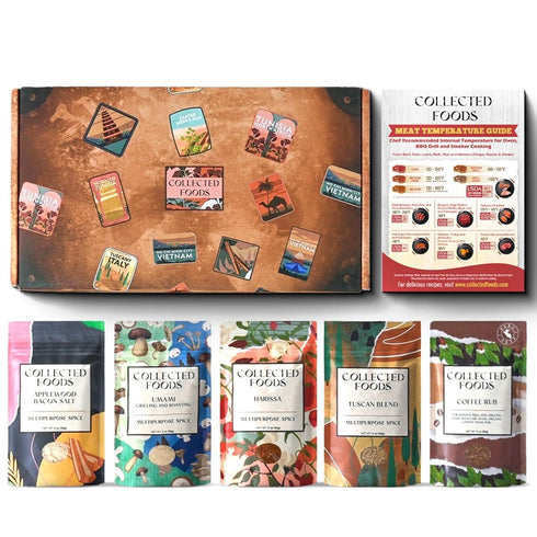 BBQ Rub Gift Set - 5 Spices Gift Set in Premium Box