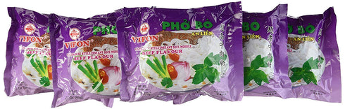 Vifon Beef Flavor Soup Instant Pho Noodle Flavour Pack of 12, Original,