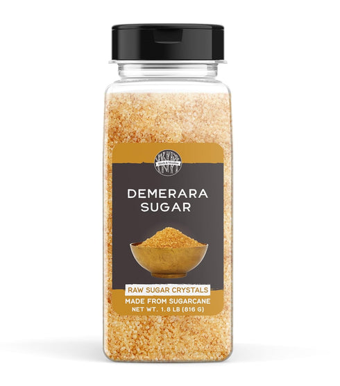 Birch & Meadow Demerara Sugar, Raw Sugar Crystals, Drinks & Baking, Made