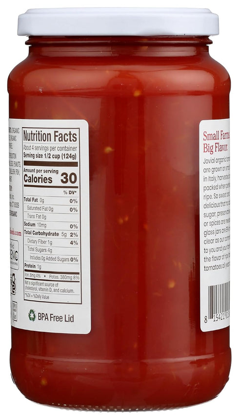 18.3 oz Jovial Organic Crushed Tomatoes