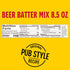 8.5 oz (Pack 3) Louisiana Fish Fry Products, Beer Batter Mix