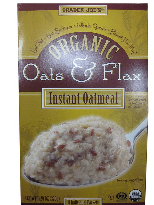 Trader Joe's Organic Oats & Flax Instant Oatmeal