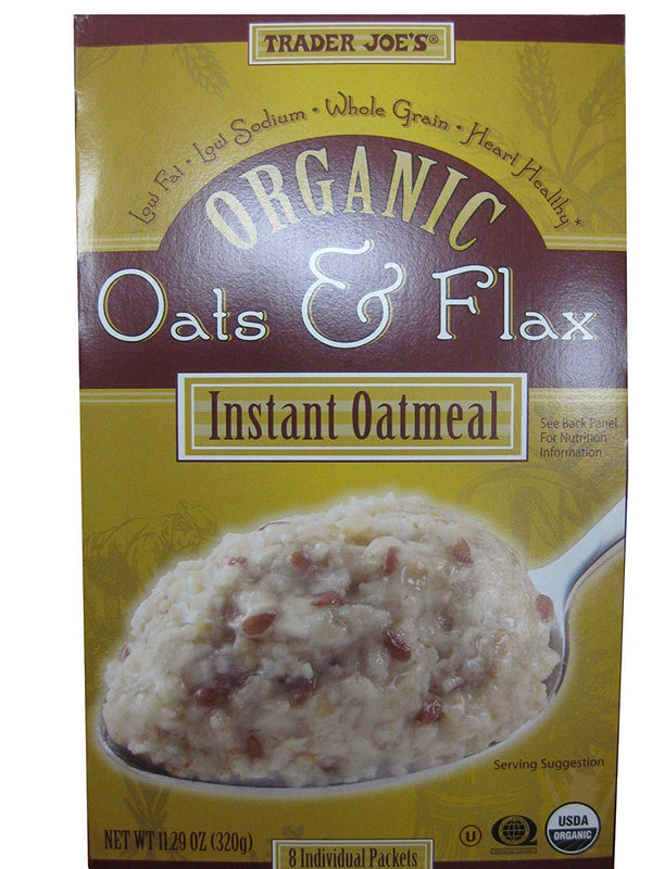Trader Joe's Organic Oats & Flax Instant Oatmeal