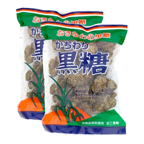 Japanese Okinawa Brown Sugar Cubes - Pack of 2 (10.5 oz x