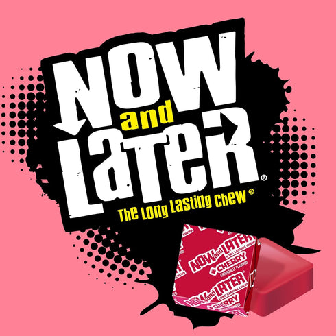 Now and Later 38 Giant Chewy Original Mix Candy, Mixed Fruit Chew Candy, Ounce Tub