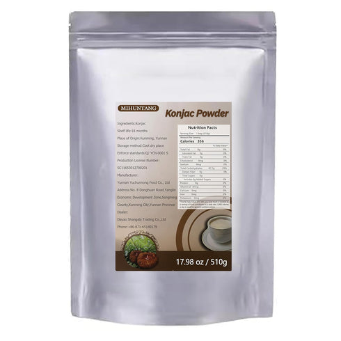 MIHUNTANG 17.63oz 500g Konjac flour Meal substitute Rough grains for catering Instant food