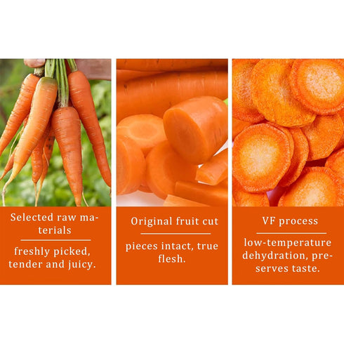 laweny 7.05oz, vegetables200g Carrot slices vegetable dried instant carrot slices dried
