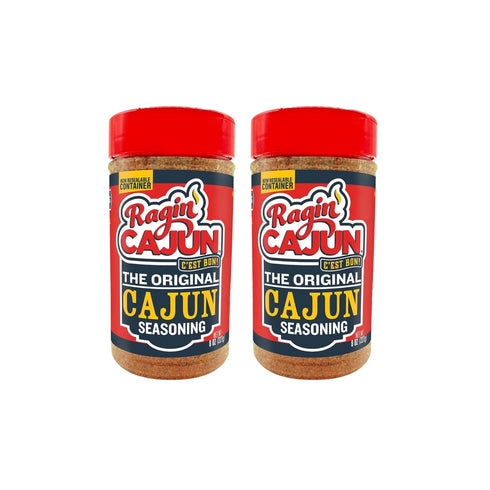 Ragin' Cajun Original Cajun Seasoning - 8 oz Shaker, Pack of 2,