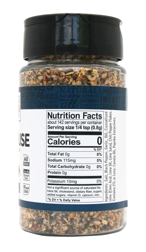 Jane's Krazy Seasonings Mixed-Up Steakhouse Seasoning, 4 Ounce