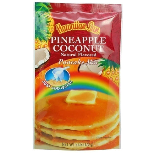 Hawaiian Sun 6-ounce (Pack 3) Pineapple Coconut Pancake Mix