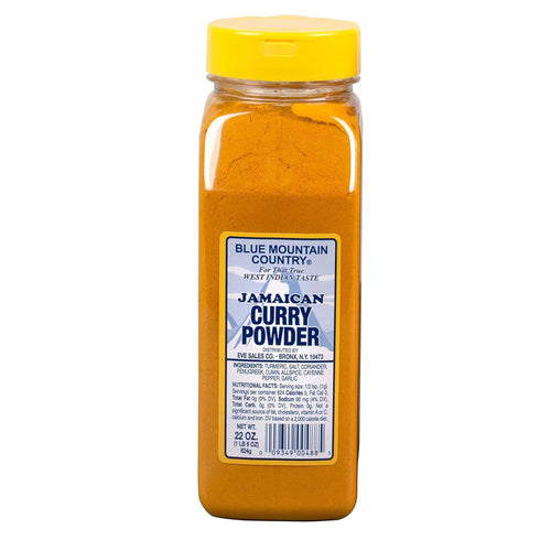 Blue Mountain Country Jamaican Curry Powder 22 oz Shaker Bottle | Authentic