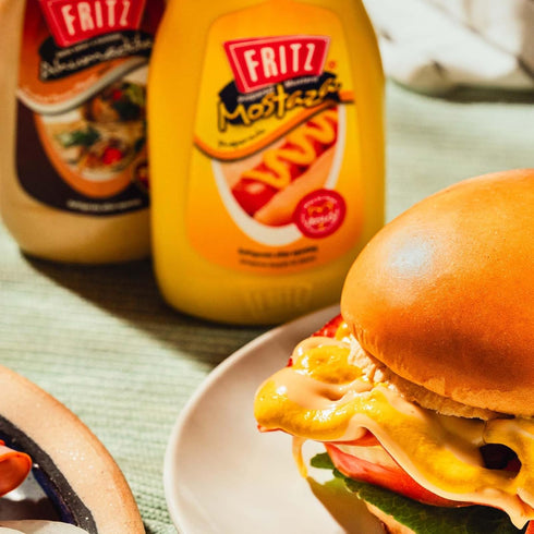 (240 FRITZ Bacon Sauce g) - Especially Ideal for your meals, Hot Dogs, Burgers, Sandwich Spread - Barbecue Sauce Salad