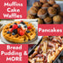 2-Pack, Hidden Foods Sprinkle Cake Pancake and Waffle Mix High in Protein & Fiber with Hidden Fruits, Vegetables